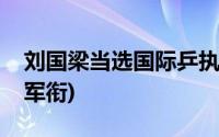 刘国梁当选国际乒执行副(刘国梁军衔是什么军衔)