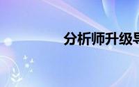 分析师升级导致抢购股票