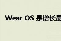 Wear OS 是增长最快的智能手表操作系统