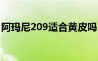 阿玛尼209适合黄皮吗 阿玛尼红管209试色图