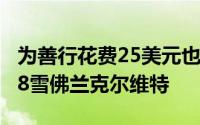 为善行花费25美元也可以买到特别的坎宁安C8雪佛兰克尔维特