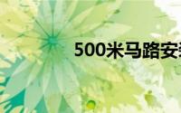 500米马路安装30个摄像头