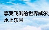 享受飞溅的世界威尔文格斯参观了一个特殊的水上乐园