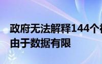 政府无法解释144个神秘飞行物中有143个是由于数据有限