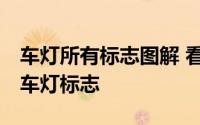 车灯所有标志图解 看图教学：各种车灯标识 车灯标志