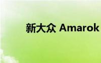 新大众 Amarok 2023在进行测试