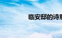 临安邸的诗意是什么意思