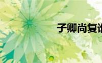 子卿尚复谁为乎句式