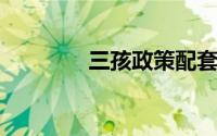 三孩政策配套支持措施来了