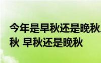 今年是早秋还是晚秋几点立秋 2021年几点立秋 早秋还是晚秋