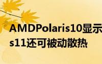 AMDPolaris10显示卡PCB类似NanoPolaris11还可被动散热