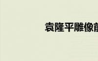 袁隆平雕像前有一颗排球