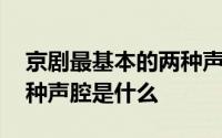 京剧最基本的两种声腔氛围 京剧最基本的两种声腔是什么