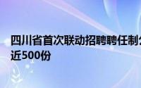 四川省首次联动招聘聘任制公务员报名目前已收到报名资料近500份