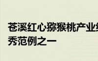 苍溪红心猕猴桃产业纳入全国产业扶贫十大优秀范例之一