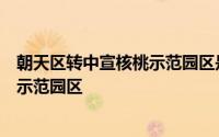 朝天区转中宣核桃示范园区是以核桃为主导产业的现代农业示范园区