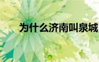 为什么济南叫泉城 济南为什么叫泉城