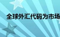 全球外汇代码为市场带来了共同指导方针