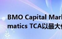 BMO Capital Markets将整合Trade Informatics TCA以最大化alpha