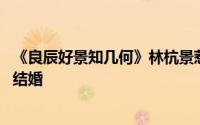 《良辰好景知几何》林杭景惹上官司 萧北辰为救林杭景和她结婚