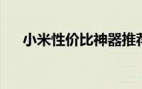 小米性价比神器推荐：物美价廉又实用