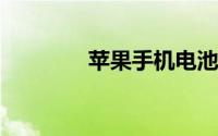 苹果手机电池健康最大容量