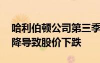 哈利伯顿公司第三季度盈利超出预期 营收下降导致股价下跌