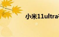 小米11ultra有一亿像素吗