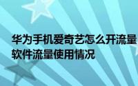 华为手机爱奇艺怎么开流量 华为AL20如何查询爱奇艺视频软件流量使用情况