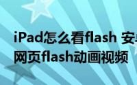 iPad怎么看flash 安卓/苹果平板ipad怎么看网页flash动画视频