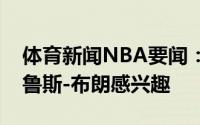 体育新闻NBA要闻：美记灰熊对篮网球员布鲁斯-布朗感兴趣