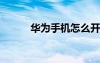 华为手机怎么开启智慧语音助手