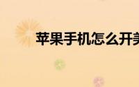 苹果手机怎么开美颜微信视频聊天