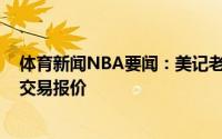 体育新闻NBA要闻：美记老鹰正在聆听关于卡姆-雷迪什的交易报价