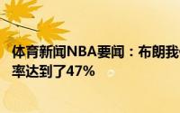 体育新闻NBA要闻：布朗我们防守做得不好对手三分球命中率达到了47%