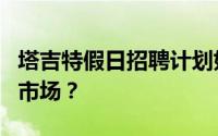 塔吉特假日招聘计划如何看待零售商的劳动力市场？