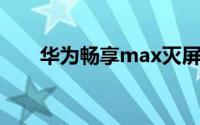华为畅享max灭屏显示时间怎么设置