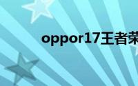 oppor17王者荣耀ar相机怎么用