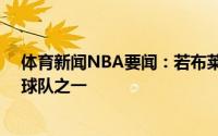 体育新闻NBA要闻：若布莱索离开灰熊76人是对其有意的球队之一