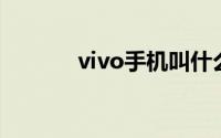 vivo手机叫什么名字可以唤醒