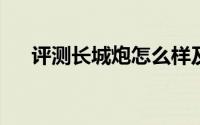 评测长城炮怎么样及长城炮的性能如何