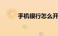 手机银行怎么开通快捷支付功能