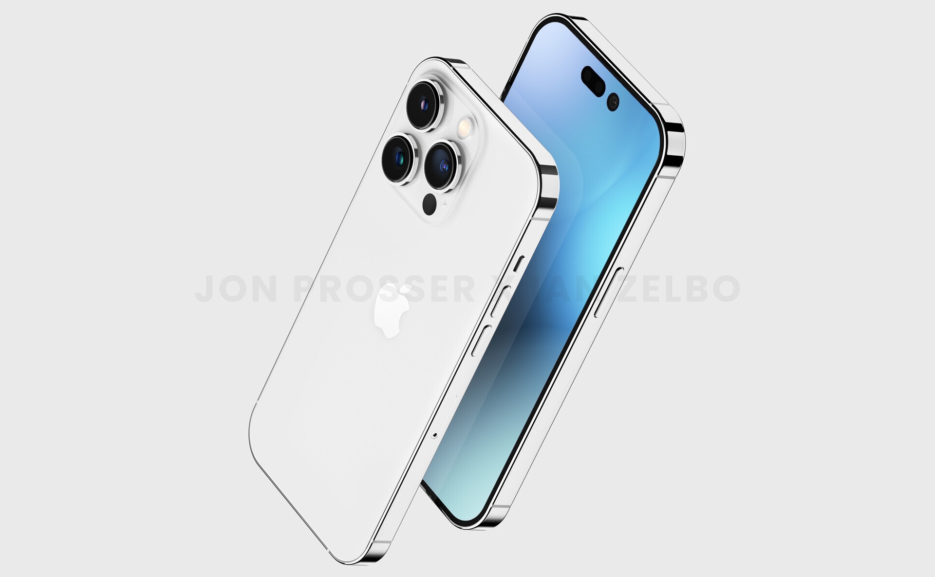 iPhone14Pro最新渲染图曝光：苹果真要用挖孔？