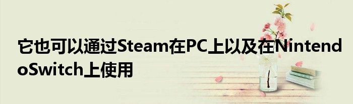 它也可以通过Steam在PC上以及在NintendoSwitch上使用