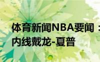体育新闻NBA要闻：篮网有意选中北卡大一内线戴龙-夏普