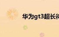 华为gt3超长待机模式怎么调
