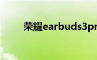 荣耀earbuds3pro支持体温检测吗