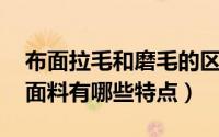 布面拉毛和磨毛的区别（什么是拉毛布 拉毛面料有哪些特点）