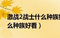 激战2战士什么种族好看（游戏激战2战士什么种族好看）