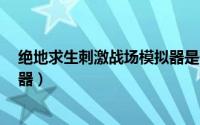 绝地求生刺激战场模拟器是什么（绝地求生 刺激战场 模拟器）